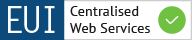 EUI Centralised Web Services